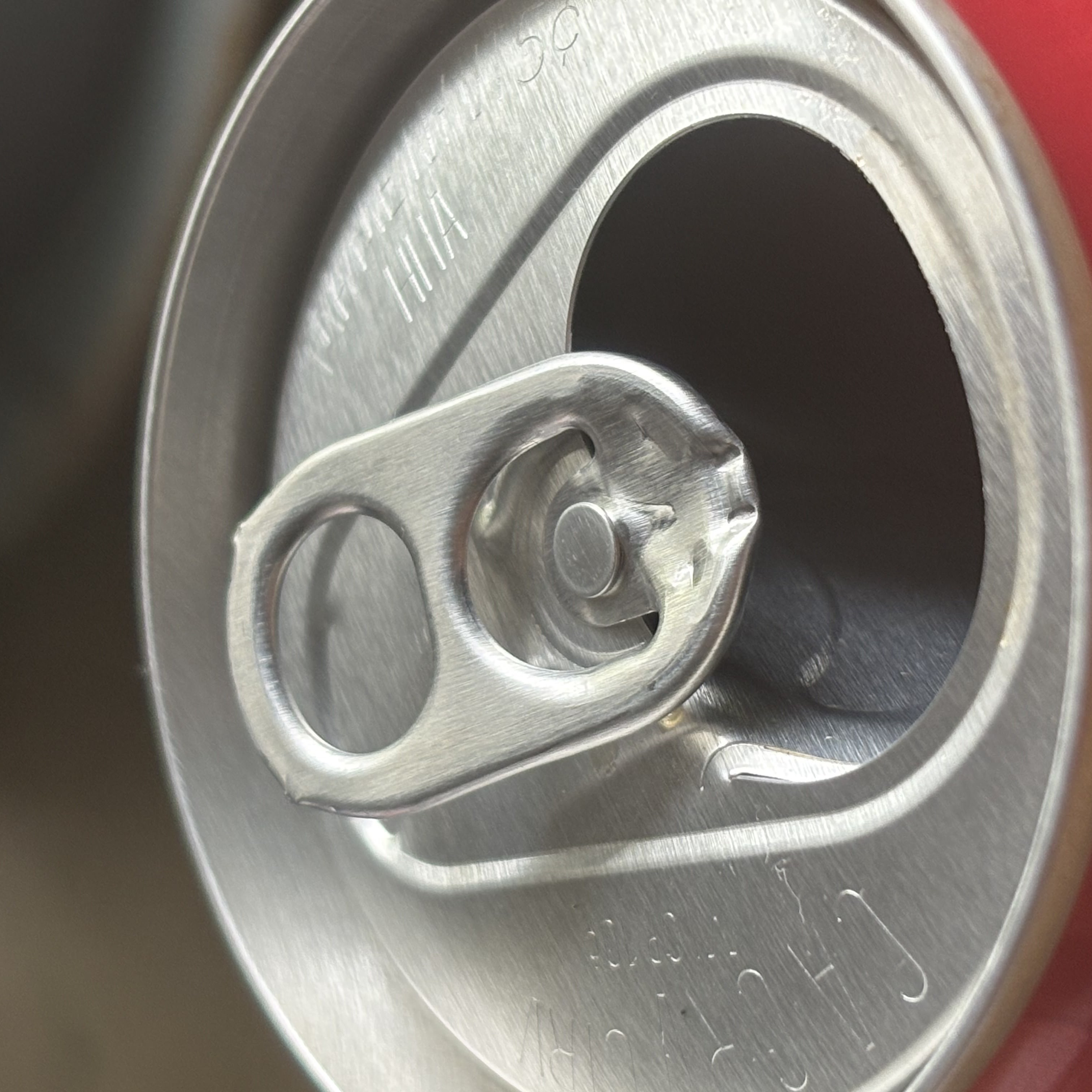 Real soda can tab — inspiration for SODACAN typeface